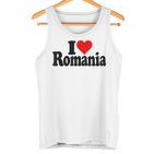 I Love Heart Rumänien Rumänische Kultur Tank Top