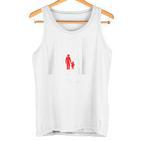 Original G Papa Und Kind Hände Halten Raglan Tank Top