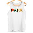 Retro Parkour Papa Lustigerintage Papa Parkour Tank Top