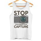 Stop And Capture Fotografen Lustige Fotografie Tank Top