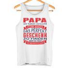 Vater Tochter Sohnatertagatertagsgeschenk Für Papa Tank Top