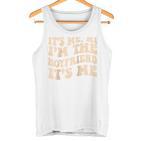 Vintage Ich Bin's Hallo Ich Bin Der Freund Ich Bin's Lustiger Papa Papa Raglan Tank Top