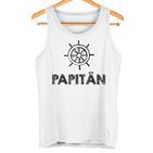 Weltbester Papiatertag Steuerrad Papa Segeln Mittelmeer Tank Top