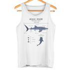 Whale Shark Anatomy Herren Damen Kinder Walhai Tank Top