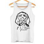 Wirehaar Magyarizsla Portrait Dog Tank Top