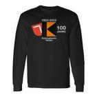 100 Jahre Kolpingfamilie Winkel Black Langarmshirts