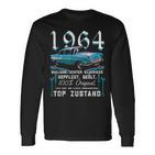 1964 Jahrgang Mann Frau 60 Years 60Th Oldtimer Langarmshirts