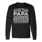 3 Drei 2 Ich Bin Stolzer Papaon Zwei Tolle Kinder S Langarmshirts