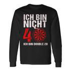 40 Geburtstag Geschenk-Idee Mann Lustiger Dart Spruch Darts Langarmshirts