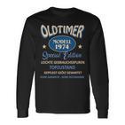 50 Geburtstag Mann Geschenk Papa 1974 Oldtimer 50 Jahre Langarmshirts