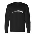 911 Silhouette 930 Turbo Oldtimer Retro Intage Event Langarmshirts