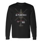 Ah-64 Apache Langarmshirts