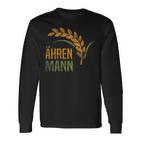 Ahrenmann With Vintage Farmer's Slogan Langarmshirts