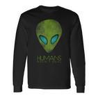 Alien Ufo  Fun Langarmshirts