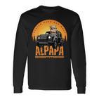 Alpapa Alpakaatertag Bester Papa Del Welt Alpakaatertag Langarmshirts