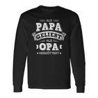 Als Papa Geliebt Als Opaergöttert Lieblingpapa Langarmshirts