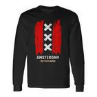 Amsterdam Netherlands Dutch Vintage Langarmshirts