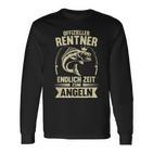 Angler Rentner Endlich Zeit Zum Fngelen Retirement S Langarmshirts