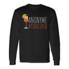 Anonyme Aperoliker Aperitif Sprizz Langarmshirts