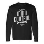 Authentic Mind Control MK Ultra Monarch Designer-Langarmshirts, Schwarz