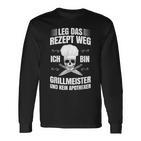 Barbecue For Grillmeister Bbq Barbecue Langarmshirts