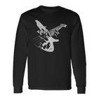 Bass Guitar Vintage For Bassist Langarmshirts