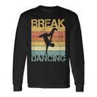 Bboy Breakdancer Hip Hop Danceintage Breakdance Langarmshirts