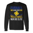 Beach Volleyball Player I Volleyballer Langarmshirts