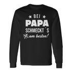 Bei Papa Schmeckts Best Chef Dad Langarmshirts