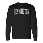 Bennington Vermont Vt Vintage Sports Langarmshirts