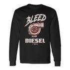 Beschnitt Diesel Fuel Diesel Power Roll Charcoal Langarmshirts