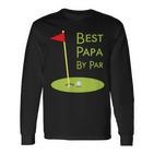 Best Dad By Paratertagsgeschenk Für Papa-Golfer Langarmshirts