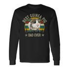 Best Guinea Pig Dad Ever Lustiges Meerschweinchen Papaater Langarmshirts