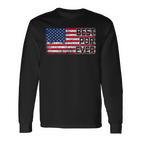 Best Pop Ever American Flag Dad Papa Opa Geschenk Langarmshirts