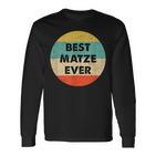 Beste Matze Ever Langarmshirts im Retro-Stil, Lustiges Design