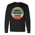 Bester Frank Vintage Design Langarmshirts, Retro Stil Tee