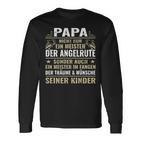 Bester Papa Anglerater Angeln Langarmshirts