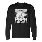 Bester Papa Der Welt Fist Greeting Langarmshirts