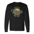 With Bester Papa Der Welt Retrointage Father Langarmshirts