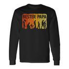 Bester Papa Mit Kind S Langarmshirts