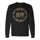 Bester Sepp Der Welt Name Langarmshirts