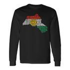 Her Biji Kurdistan Flag Kurde Country Langarmshirts