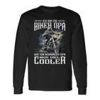 Biker Opa Langarmshirts, Einzigartiger Motorradfahrer Ruhestand Spruch