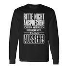 Bitte Nicht Anspeen German Ich Bin Relich So Genervt Langarmshirts