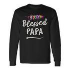 Blessed Papa Puerto Ricoatertagsgeschenk Langarmshirts