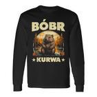 Bobr Kurwa Meme Bober Bobr Langarmshirts