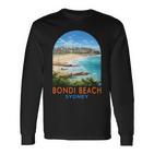 Bondi Beach Reise Reise Sommerurlaub Bondi Beach Sydney Langarmshirts