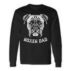 Boxer Dog Dad Dad For Boxer Dog Langarmshirts