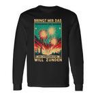 Bringt Mir Das Feuerwerk Ihr Narren Der Sprengmeister Wills Langarmshirts