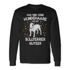 Bull Terrier Glitter Dog Owners Dog Holder Dog Langarmshirts